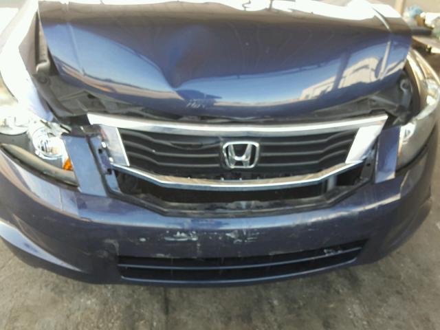 JHMCP26338C023903 - 2008 HONDA ACCORD LX BLUE photo 9