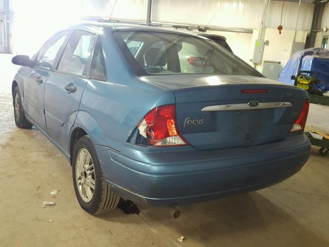 1FAFP3830YW330077 - 2000 FORD FOCUS ZTS BLUE photo 3