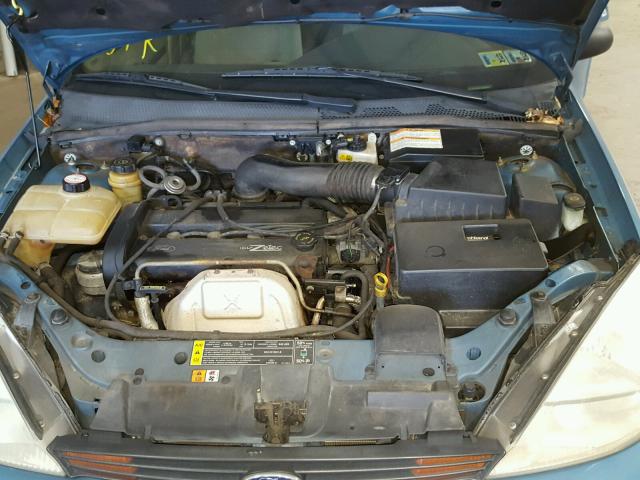 1FAFP3830YW330077 - 2000 FORD FOCUS ZTS BLUE photo 7