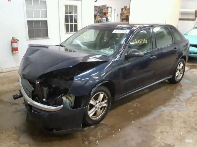 1G1ZT62835F245568 - 2005 CHEVROLET MALIBU MAX BLUE photo 2