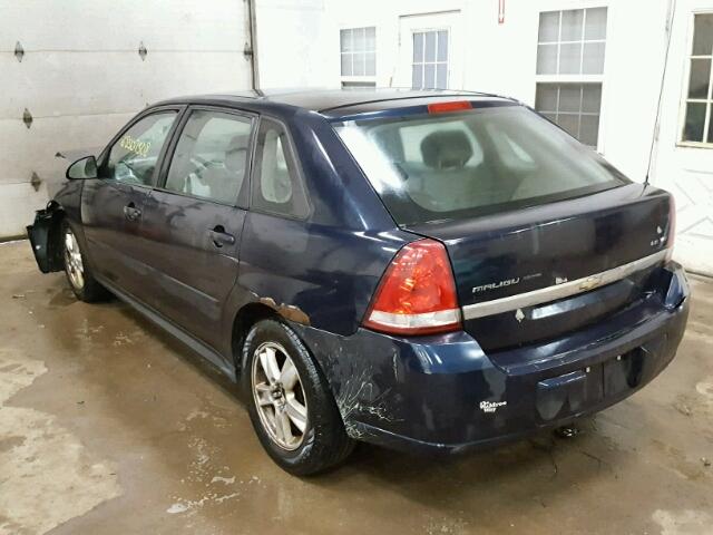 1G1ZT62835F245568 - 2005 CHEVROLET MALIBU MAX BLUE photo 3
