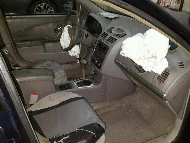 1G1ZT62835F245568 - 2005 CHEVROLET MALIBU MAX BLUE photo 5