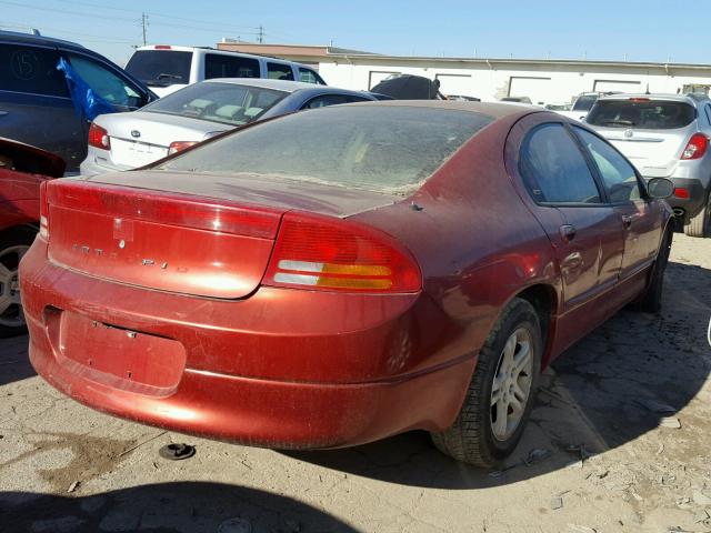 2B3HD56J81H722674 - 2001 DODGE INTREPID E MAROON photo 4