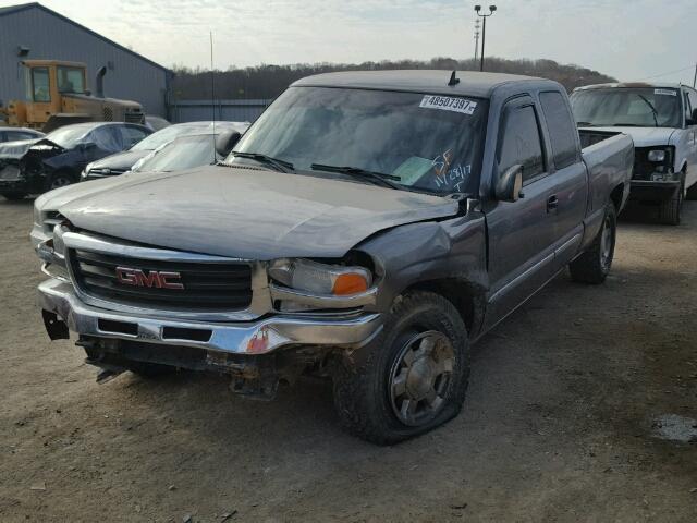 1GTEK19B16Z164405 - 2006 GMC NEW SIERRA GRAY photo 2