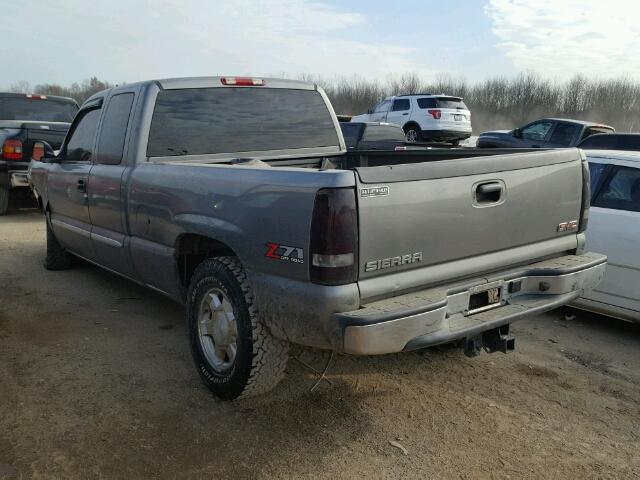 1GTEK19B16Z164405 - 2006 GMC NEW SIERRA GRAY photo 3