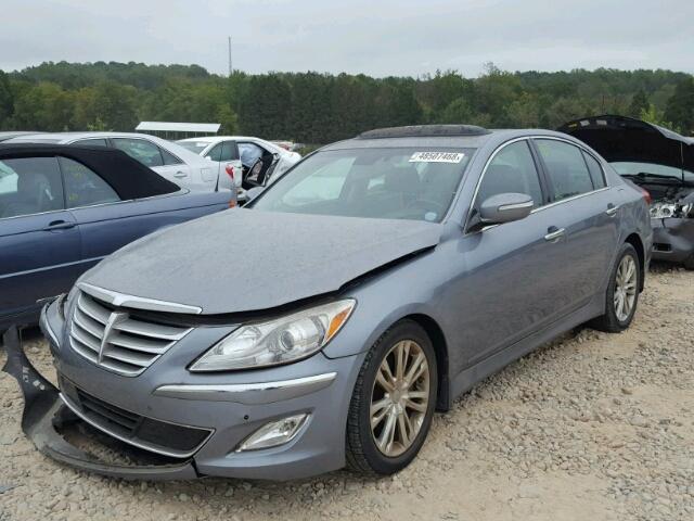 KMHGC4DD7DU255796 - 2013 HYUNDAI GENESIS 3. GRAY photo 2