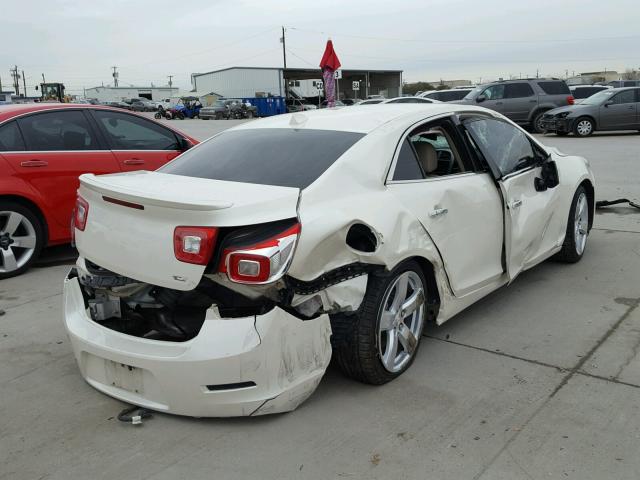 1G11J5SX3DF227381 - 2013 CHEVROLET MALIBU LTZ WHITE photo 4