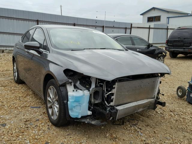 3FA6P0HD8HR350023 - 2017 FORD FUSION SE GRAY photo 1