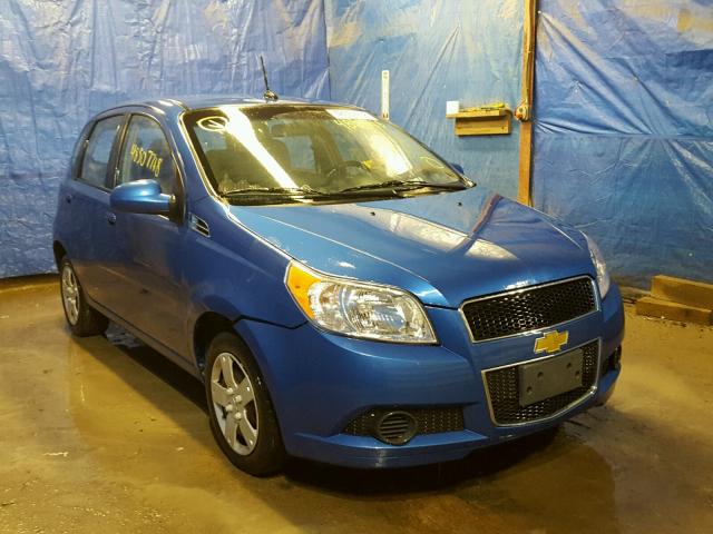 KL1TD6DE6BB140823 - 2011 CHEVROLET AVEO LS BLUE photo 1