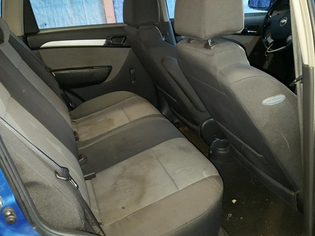 KL1TD6DE6BB140823 - 2011 CHEVROLET AVEO LS BLUE photo 6