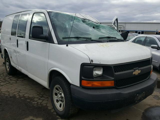 1GCUGADX4A1140073 - 2010 CHEVROLET EXPRESS G1 WHITE photo 1