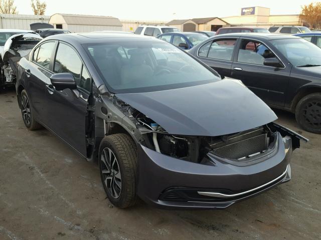 19XFB2F80FE064441 - 2015 HONDA CIVIC EX გრაფიტი ფოტო 1