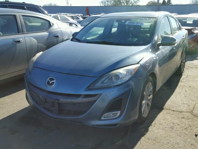 JM1BL1S50A1160647 - 2010 MAZDA 3 S BLUE photo 2