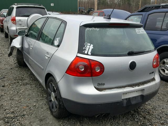 WVWDB71K38W337162 - 2008 VOLKSWAGEN RABBIT SILVER photo 3