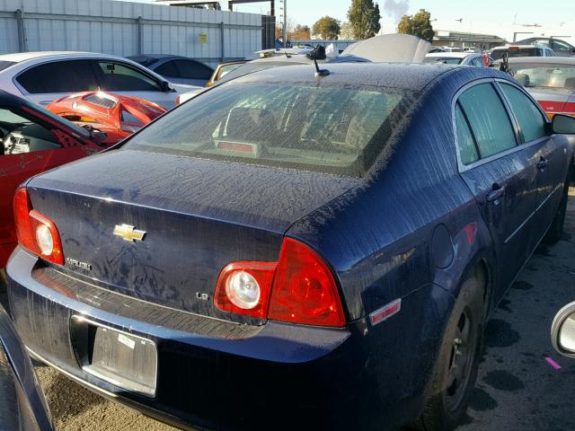 1G1ZG57B684221073 - 2008 CHEVROLET MALIBU LS 蓝色 照片 4