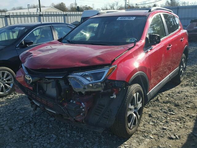 JTMBFREV6HJ106782 - 2017 TOYOTA RAV4 LE MAROON photo 2