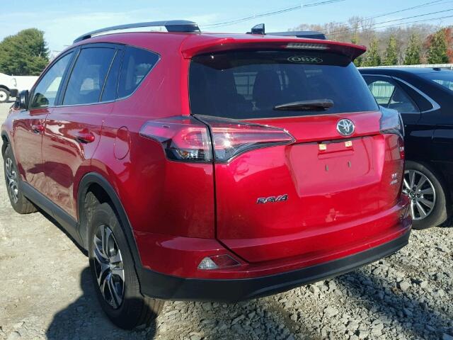 JTMBFREV6HJ106782 - 2017 TOYOTA RAV4 LE MAROON photo 3