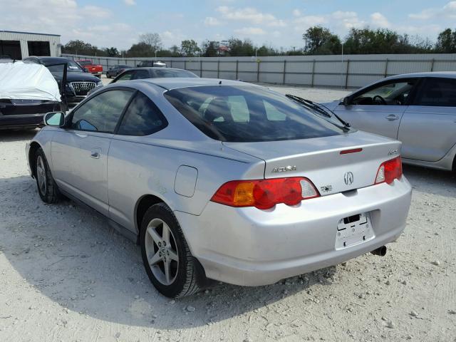 JH4DC54833C016510 - 2003 ACURA RSX SILVER photo 3