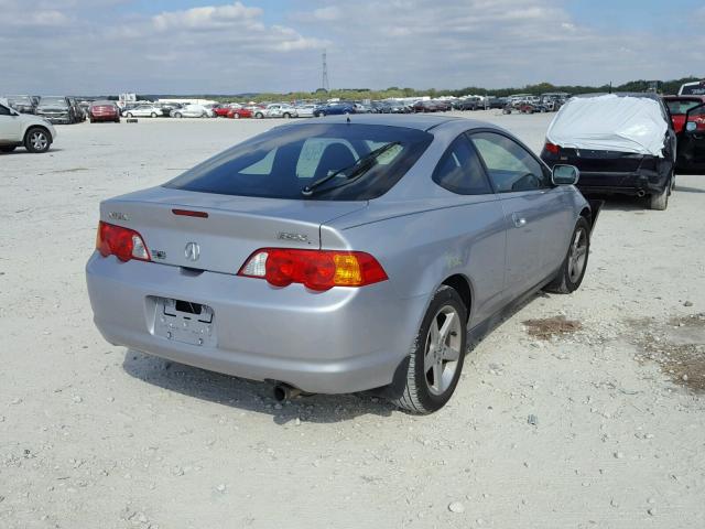 JH4DC54833C016510 - 2003 ACURA RSX SILVER photo 4