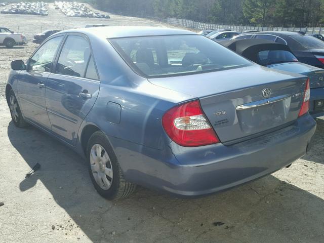 4T1BE32K44U915891 - 2004 TOYOTA CAMRY LE 青色 照片 3