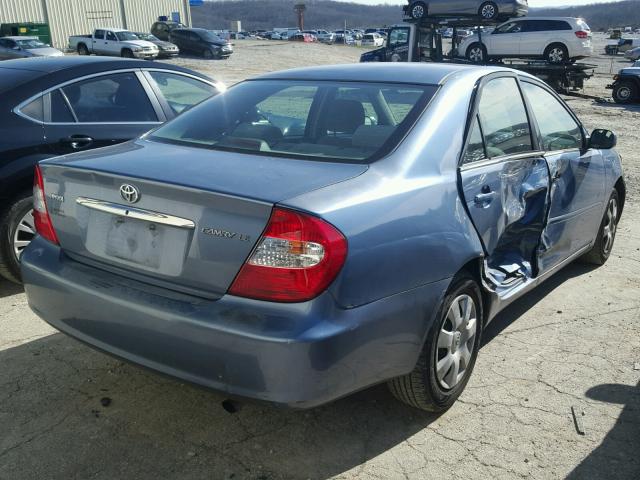 4T1BE32K44U915891 - 2004 TOYOTA CAMRY LE TEAL photo 4