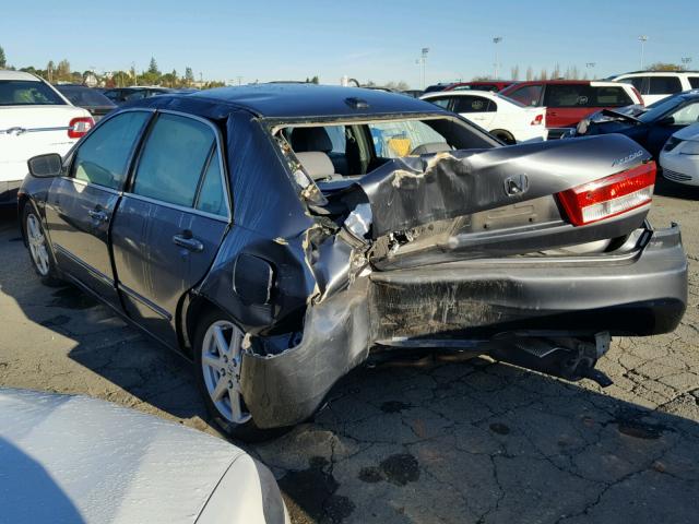 1HGCM66534A067068 - 2004 HONDA ACCORD EX GRAY photo 3