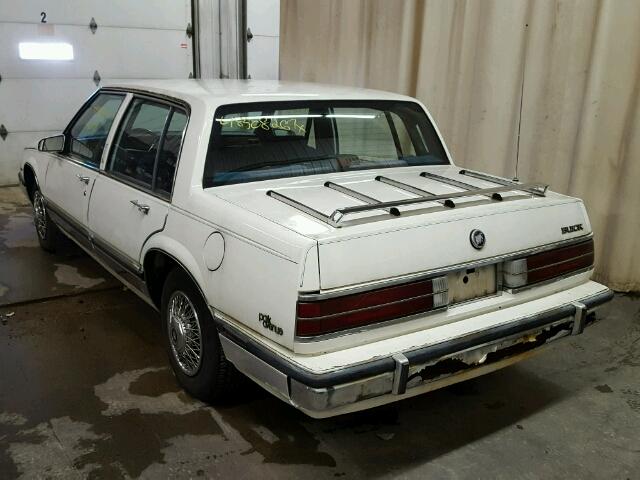 1G4CW54C2K1658909 - 1989 BUICK ELECTRA PA WHITE photo 3