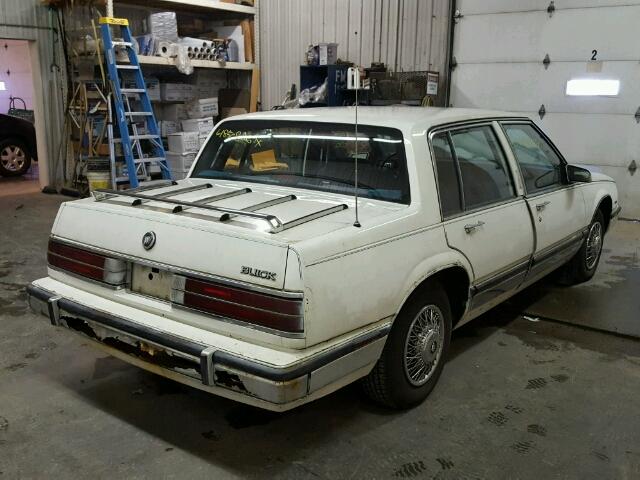 1G4CW54C2K1658909 - 1989 BUICK ELECTRA PA WHITE photo 4