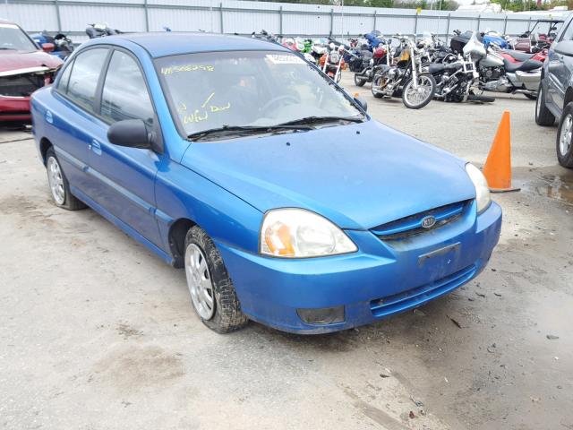 KNADC125736221066 - 2003 KIA RIO BLUE photo 1