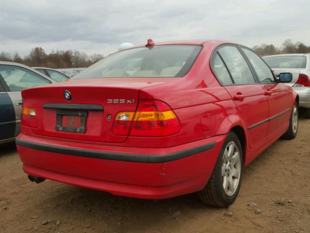 WBAEU33434PR13212 - 2004 BMW 325 XI RED photo 4