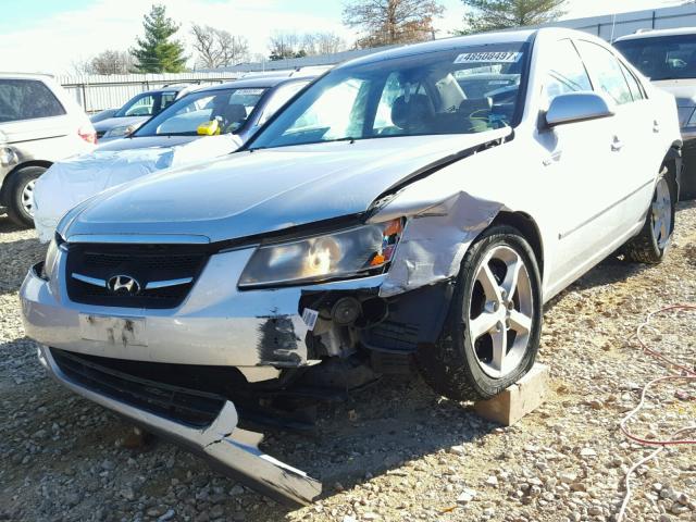 5NPEU46F17H267528 - 2007 HYUNDAI SONATA SE SILVER photo 2