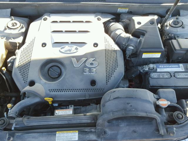 5NPEU46F17H267528 - 2007 HYUNDAI SONATA SE SILVER photo 7