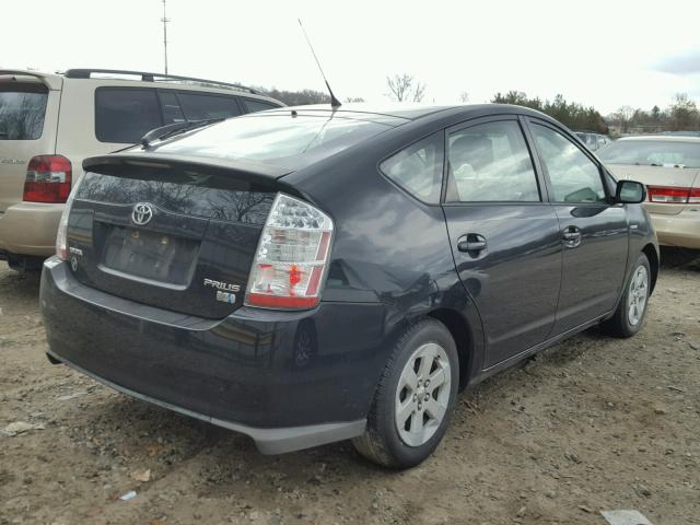 JTDKB20U183310394 - 2008 TOYOTA PRIUS BLACK photo 4