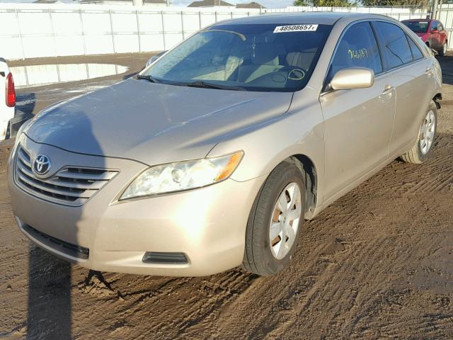 4T1BE46K47U518508 - 2007 TOYOTA CAMRY NEW GOLD photo 2