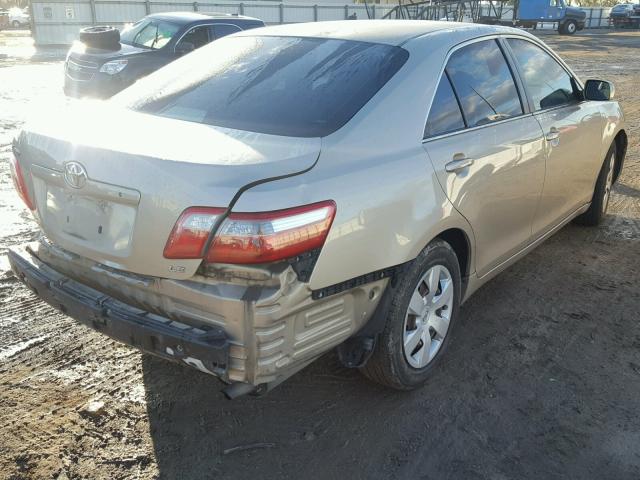 4T1BE46K47U518508 - 2007 TOYOTA CAMRY NEW GOLD photo 4