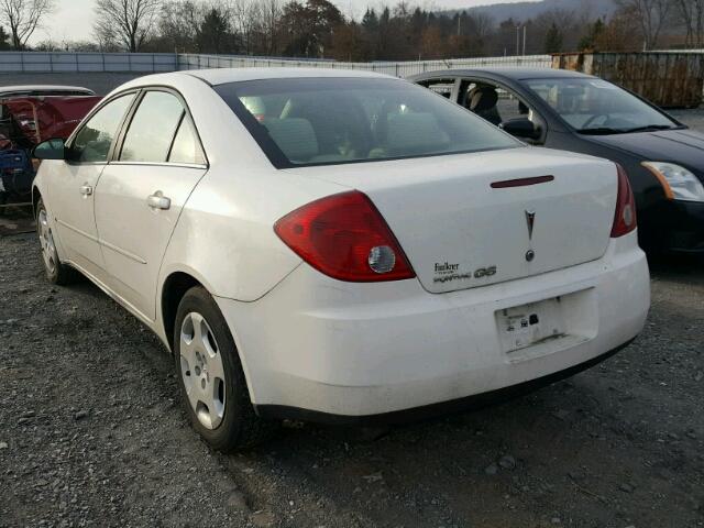 1G2ZF55B764176109 - 2006 PONTIAC G6 SE WHITE photo 3