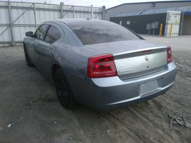 2B3LA43G67H674204 - 2007 DODGE CHARGER SE GRAY photo 3