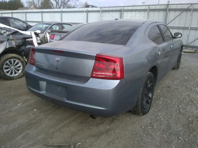 2B3LA43G67H674204 - 2007 DODGE CHARGER SE GRAY photo 4