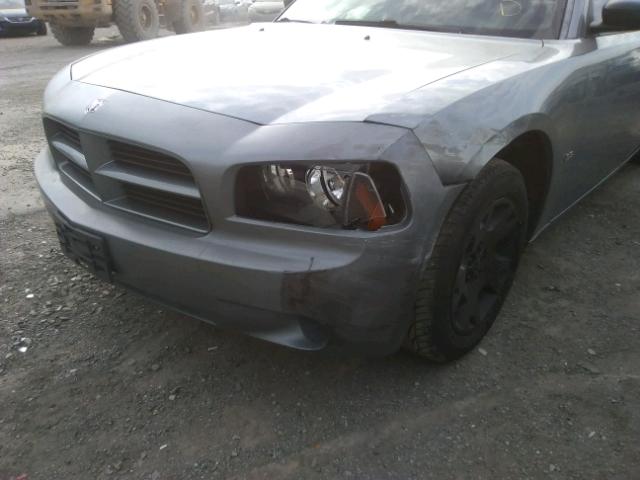 2B3LA43G67H674204 - 2007 DODGE CHARGER SE GRAY photo 9