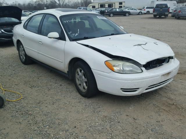 1FAFP56U47A204629 - 2007 FORD TAURUS SEL WHITE photo 1