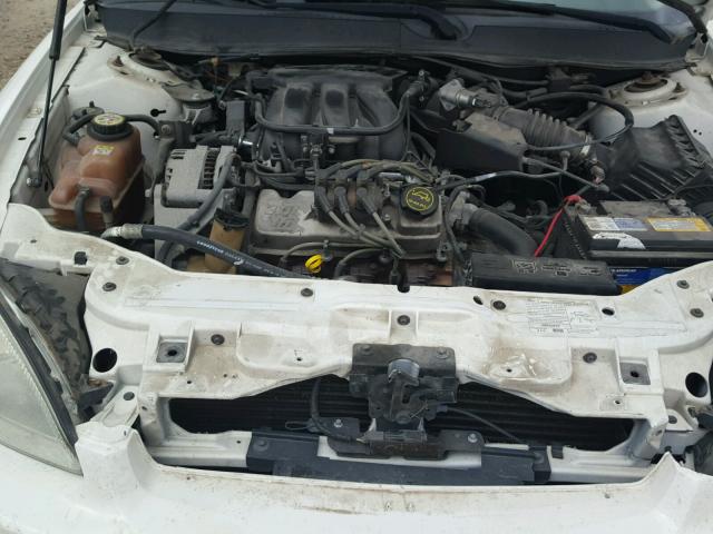 1FAFP56U47A204629 - 2007 FORD TAURUS SEL WHITE photo 7