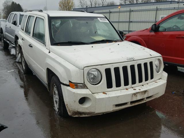 1J8FF28WX7D341947 - 2007 JEEP PATRIOT SP WHITE photo 1