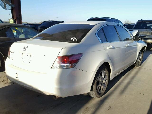 1HGCP26408A072211 - 2008 HONDA ACCORD LXP WHITE photo 4