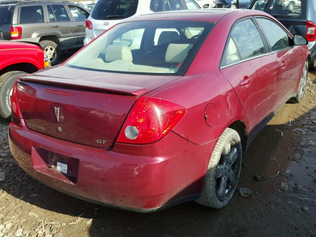 1G2ZH528X54159094 - 2005 PONTIAC G6 GT BURGUNDY photo 4