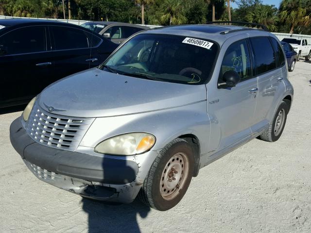 3C8FY4BB11T267238 - 2001 CHRYSLER PT CRUISER SILVER photo 2