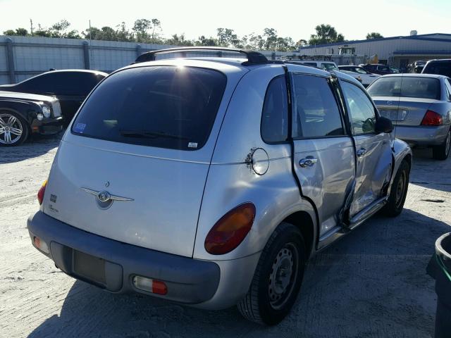 3C8FY4BB11T267238 - 2001 CHRYSLER PT CRUISER SILVER photo 4