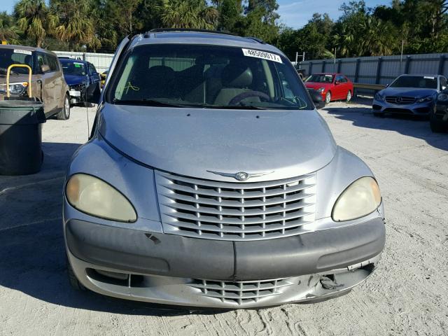 3C8FY4BB11T267238 - 2001 CHRYSLER PT CRUISER SILVER photo 9