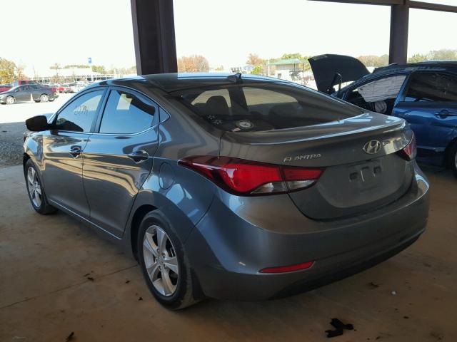 KMHDH4AEXGU592520 - 2016 HYUNDAI ELANTRA SE GRAY photo 3