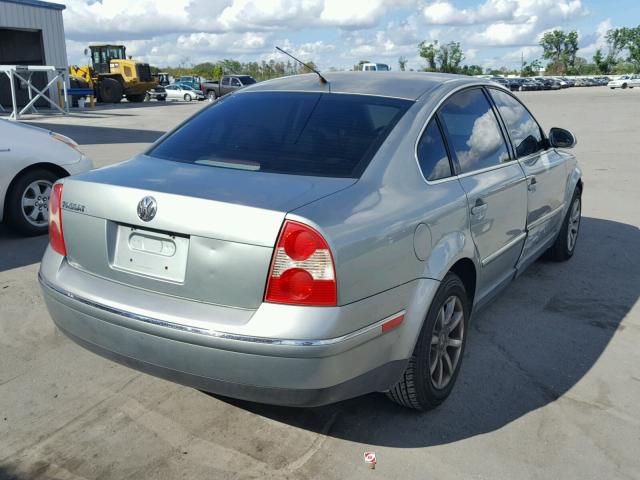 WVWPD63B04E289778 - 2004 VOLKSWAGEN PASSAT GLS GRAY photo 4