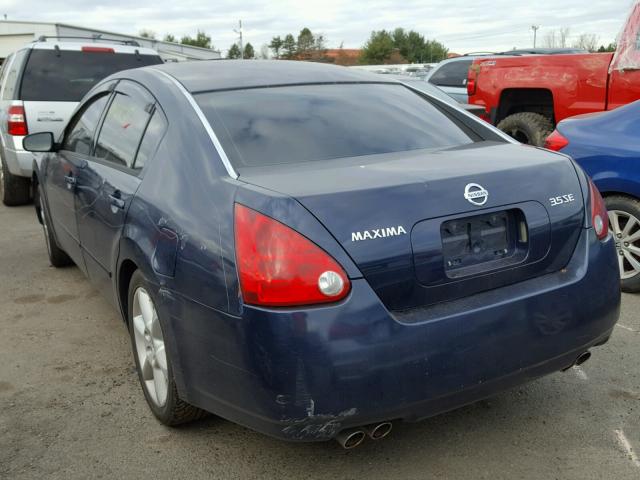 1N4BA41E45C878386 - 2005 NISSAN MAXIMA SE BLUE photo 3